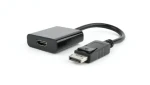 Gembird adaptér DisplayPort(M) na HDMI(F) / délka 10cm / černá (AB-DPM-HDMIF-002)