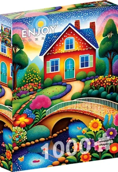 ENJOY Puzzle Barevný dům