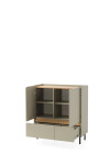 Komoda Luca LC9 Barva korpusu + barva dveří: Eukaliptus / Dub Baltic Dune