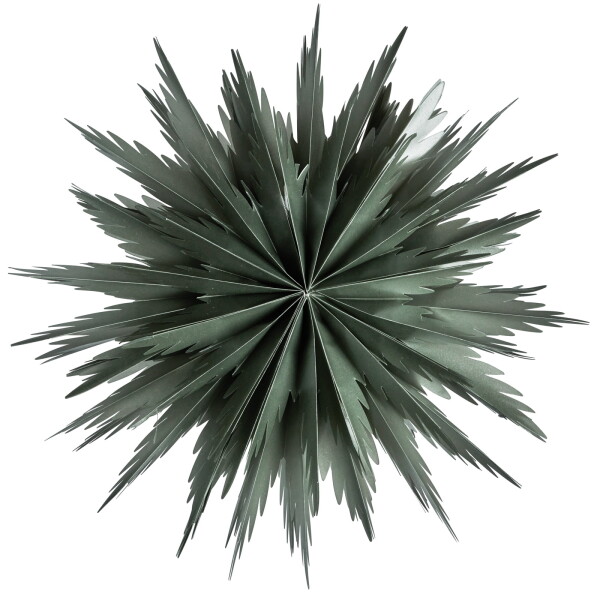 Watt & Veke Závěsná svítící hvězda Liz Green 50 cm, zelená barva, papír