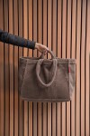 Taška přes rameno Reisenthel Softshopper Teddy chocolate