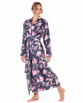 Dámský dlouhý župan Vestis Toya blue 2126