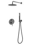BESCO - Podomítkový sprchový set SLIM DECCO/ILLUSION II Grafitová BABPDIIIGR