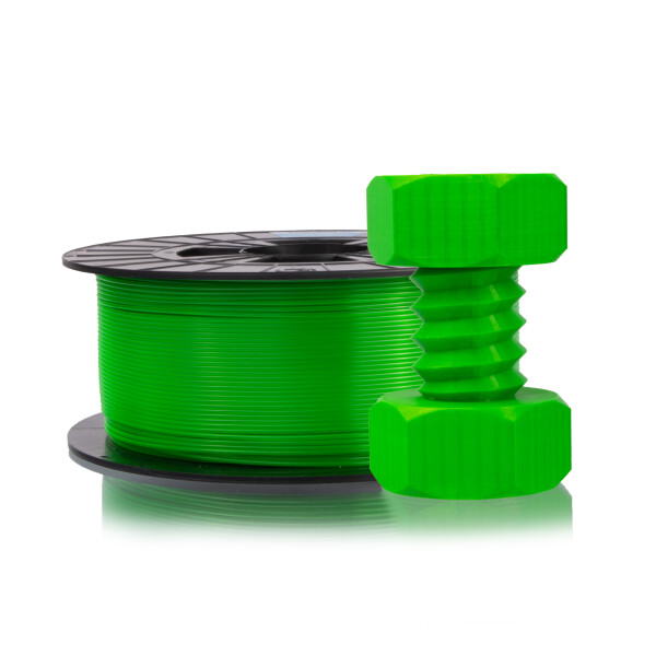 Plasty Mladeč tisková struna filament 1.75 PETG transparentní zelená 1 kg (F175PETG_TGR)