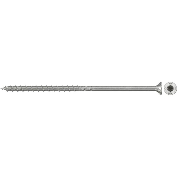 Fischer 574158 šrouby do dřevotřísky 6 mm 100 mm TX Nerezová ocel 100 ks