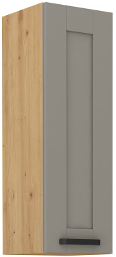 Horní skříňka Luna 30 G-90 1F Barva korpusu: Dub artisan, Barva dvířek: Clay Grey