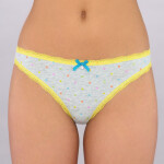 Dámské kalhotky string L-997ST GREY MELANGE XS