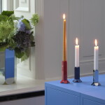 HAY Svícen Arcs Small Mirror, stříbrná barva, kov