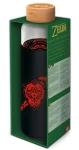 STOR Láhev na pití Zelda 585 ml / Láhev na pití / Sklo / Silikonový návlek (ST00418EPM)