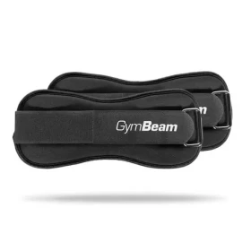 Závaží na zápěstí a kotníky 0,5 kg - GymBeam (černá) (47641-1-black)