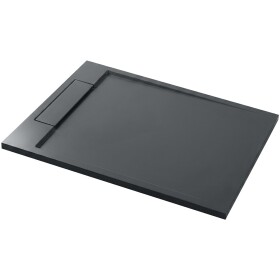 CERANO - Sprchová vanička obdélníková Loro - litý mramor - tmavě šedá - 120x90x3,5 CER-8050BD80372