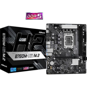 ASRock MB Sc LGA1700 B760M-H2/M.2, Intel B760, 2xDDR5, 2xHDMI, mATX EDF_380928