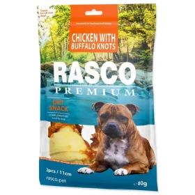 Rasco Premium uzly bůvolí 11cm obalené kuřecím masem 80g  (1704-17020)