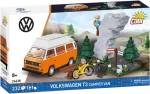 COBI 24638 Volkswagen T3 Camper Van oranžovo-bílá