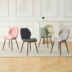 Jídelní židle, šedá, látka, CT-285 GREY2