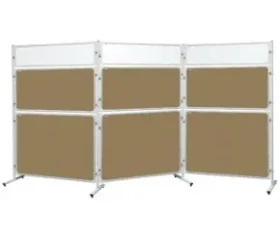 2x3 Modular tabule 120x180 cm / Panel pro modulární stěnový systém / korkový povrch (5907627309132)