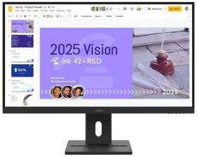 27" Lenovo ThinkVision E27Q-40 černá / IPS / 2560×1440 / 4ms / 1500:1 / 350cd-m2 / HDMI+DP / VESA / Pivot (64BDGAT4EU)