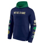 Fanatics Pánská mikina Notre Dame Fighting Irish NCAA Colorblock Badge Hoodie Velikost: S