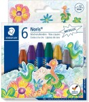 Staedtler Staedtler, Noris Club, 2240 C6, olejové pastely metalické, maxi, 6 ks