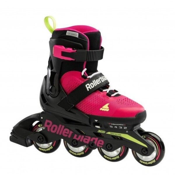 Kolečkové brusle Rollerblade MICROBLADE Pink/Green Velikost EUR: 36.5-40.5