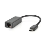 Nedis USB-C - RJ45 adaptér černý / Adaptér / USB 3.2 Gen 1 / 2,5 Gbps / 0,2 m (CCGB64960BK02)