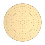 Laufen - Sprchové příslušenství Hlavová sprcha, průměr 30 cm, matná světle zlatá H3679810832321
