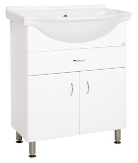 Koupelnová skříňka s umyvadlem Keramia Pro 70x56 cm bílá PRO70Z PRO70Z