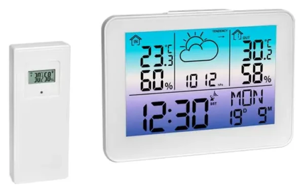 TFA 35.1175.02 METEO SKY / Meteostanice / Předpověď počasí / Teplota a vlhkost / Rádiem řízené hodiny