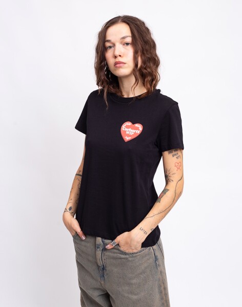 Tričko Carhartt WIP W' S/S Hart Case T-Shirt Black