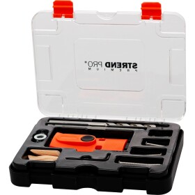 STREND PRO 2173617 Sada na vrtání otvorů pro šikmé kolíkové spoje, 55ks Premium