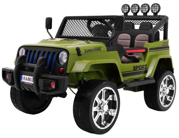 Mamido Elektrické autíčko Jeep Raptor 4x4 zelené