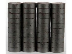 Magnety kulaté 15mm/40ks - šedé