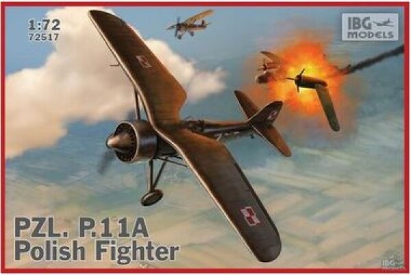 IBG Models PZL P.11a Polish Fighter 3x camo 72517 1:72