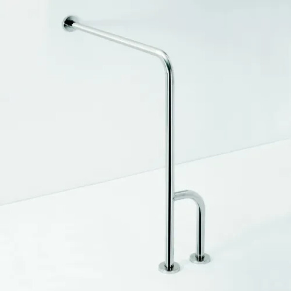 BEMETA HELP opěrné madlo pravé nerez, s krytkou 301122141 301122141