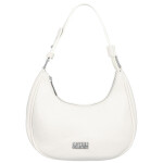 Trendy dámská koženková kabelka na rameno Tricia, bílá