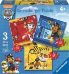 Ravensburger 3v1 Psí Tlapková Patrola 25 36 a 49 dílků