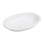 OMNIRES - SHELL M+ podumyvadlové umyvadlo 54 x 34 cm, bílá mat SHELL540UPBM