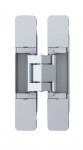 Nastavitelný skrytý pant pro bezfalcové dveře, chrom HES3D-E160DC