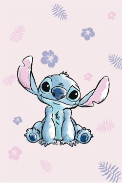 Mikroflanelová deka - Lilo and Stitch Pink