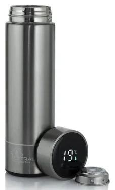 Extralink Smart Travel Mug stříbrná / Chytrý termohrnek / 500 ml / LED displej / nerezová ocel