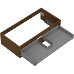 MEXEN - Box-A skříňka pro umyvadlo 90, 1 šuplík, ořech 91AX0-0900-235-1-86