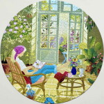 ViSSEVASSE Puzzle Morning Glow 1000 dílků, multi barva, papír