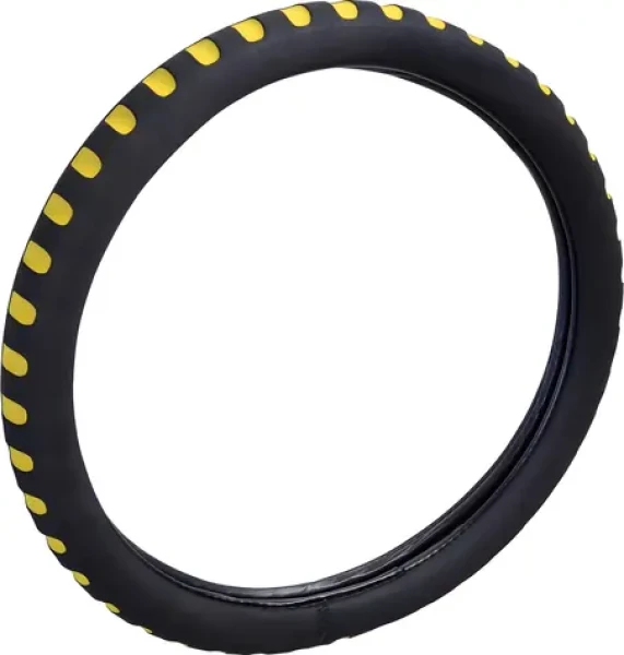 Compass Potah volantu SOFT žlutý / Potah volantu / pěnový / 37-39 cm (06416)
