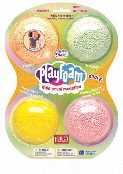 PlayFoam Boule 4pack - Třpytivé (CZ/SK) - Peg Pérego