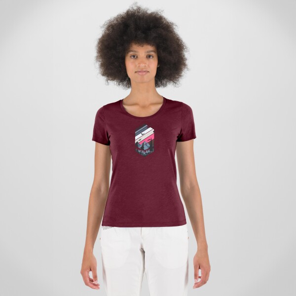 KARPOS Valley W T-Shirt, Crimson velikost: S