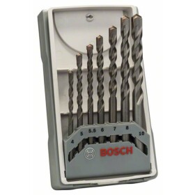Bosch Accessories CYL-3 2607017083 tvrdý kov sada vrtáku do betonu 7dílná 4 mm, 5 mm, 5.5 mm, 6 mm, 7 mm, 8 mm, 10 mm válcová stopka 1 sada