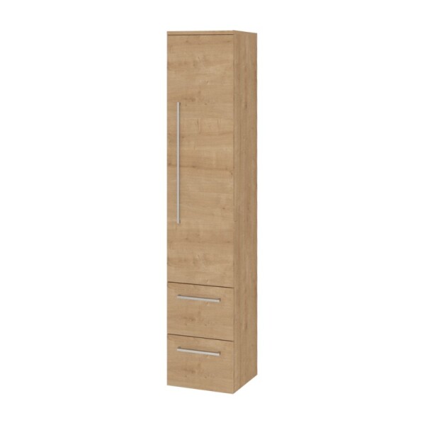 Mereo Bino, koupelnová skříňka vysoká 163 cm, pravá, dub Arlington CN628N