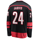 Fanatics Pánský dres Seth Jarvis Carolina Hurricanes NHL 2026 Stanley Cup Champions Home Breakaway Velikost: M
