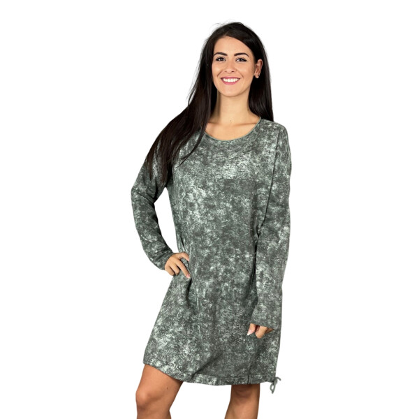 HOSH Mikinové šaty DREAM Velikost: UNI, Barva: Khaki