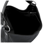 Stylová dámská koženková kabelka na rameno Tripa, černá